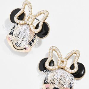 BaubleBar Bridal Minnie Mouse Disney Earrings